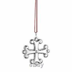 NEW 2015 Reed Barton 45th Annual Sterling Xmas Cross Ornament Pendant Medallion