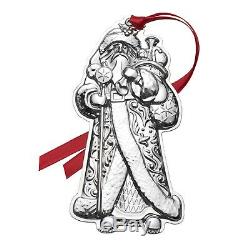 NEW 2017 Wallace FIRST Edition Sterling Silver Classic Santa Ornament Medallion