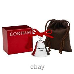 NEW 2024 Gorham Christmas Bell 5th Edition Sterling Ornament NIB