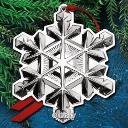 NEW 2024 Gorham Snowflake Annual 55th Edition Sterling Ornament NIB