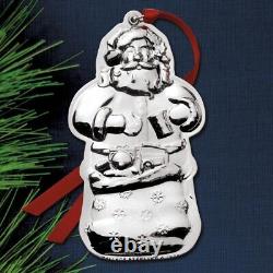 NEW 2024 Wallace Santa 8th Edition Sterling Silver Ornament NIB