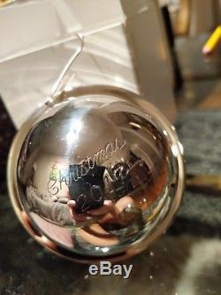 Neiman Marcus sterling silver Christmas ornament 2017