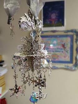 New Kirks Folly Christmas Rare Angelic Angel Snowflake Ornament 2014 15 Made
