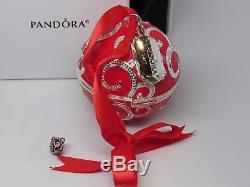 New Pandora Christmas Red Rockettes Charm with Ornament 2017 Ltd Ed B800641 +GIFT