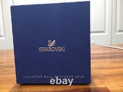 Nib First In Series Swarovski Silver Crystal 2013 Christmas Ball Ornament