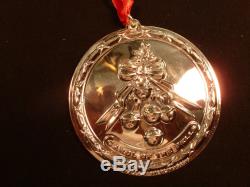 Nib Wallace Sterling Silver. 925 2010 Songs Of Christmas Ornament 11th Edition