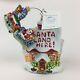Nwt Christopher Radko December 2002 Ornament Of The Month Santa Lands Here