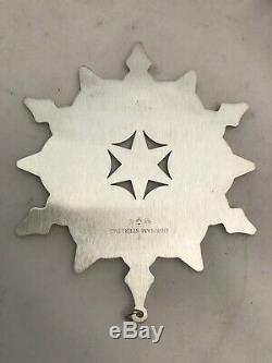 Ornament Sterling Silver GORHAM SNOWFLAKE Christmas 1994 New In Box