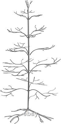 Ornament Tree Christmas Décor/Jewelry and Accessory Display in Silver Finish 3
