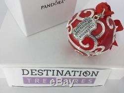 Pandora Christmas 2017 Rockettes Ltd Ed Set Ornament + Sterling Silver Charm