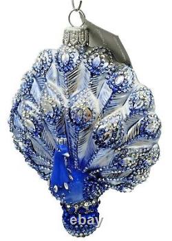 Patricia Breen Evantail de Plumes Peacock Christmas Ornament Peachtree Place