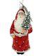 Patricia Breen Faubourg Santa Red Silver Christmas Tree Holiday Ornament