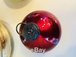 Pottery Barn Ornament Candle Large Gold Medium Silver Small Red Christmas Decor