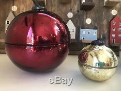 Pottery Barn Ornament Candle Large Red Medium Silver Small Gold Christmas Decor