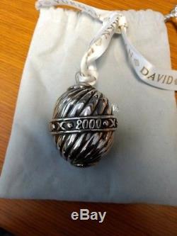 Preloved Vintage David Yurman 2000 Christmas Ornament, Sterling Silver