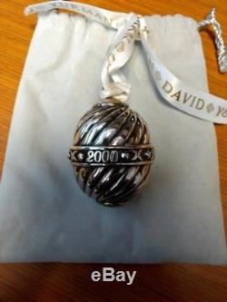 Preloved Vintage David Yurman 2000 Christmas Ornament, Sterling Silver