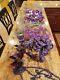 Purple And Silver Christmas Decorations / Ornaments 130 pcs