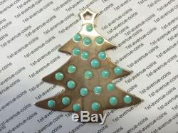 RARE Tiffany & Co Sterling SIlver Tiffany Blue Ball Christmas Tree Ornament