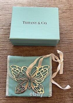 RARE Tiffany & Co. Sterling Silver Butterfly Ornament