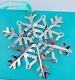 RARE Tiffany & Co. Sterling Silver Snowflake Holiday Tree Ornament withpouch