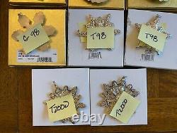 RARE Vintage Towle & Gorham Lot of 15 Sterling Silver Christmas Ornaments