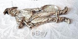 REBECCA DYKSTRA Signed Miner Ornament-925 Sterling Silver-49er-Large-Christmas