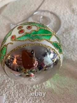 Radko Christmas Ornament, The Holly#9-49 from 1989 a well preserved example
