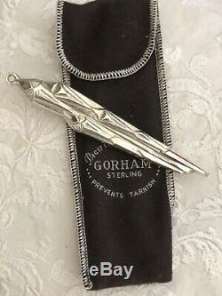Rare 1973 #441 Gorham Icicle Sterling Silver Christmas Ornament With Pouch MIB