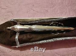 Rare 1973 #441 Gorham Icicle Sterling Silver Christmas Ornament withBox and Pouch