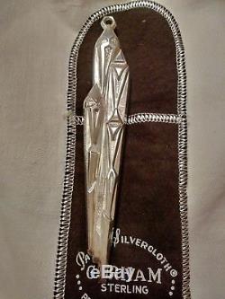 Rare 1973 #441 Gorham Icicle Sterling Silver Christmas Ornament with Pouch