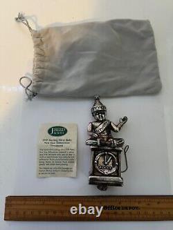 Rare 1999 Neiman Marcus Sterling 925 Millenium Ornament J Reed & Son 180 Grams