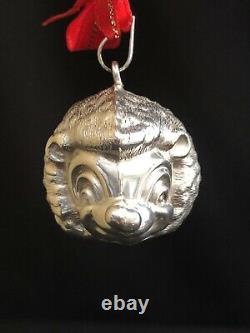 Rare Excellent! Cazenovia Rm Trush Sterling Silver Hedge Hog Puffy Ornament