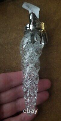 Rare Le 2020 Annual Buccellati Icicle Crystal Sterling Silver Christmas Ornament