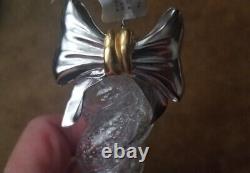 Rare Le 2020 Annual Buccellati Icicle Crystal Sterling Silver Christmas Ornament