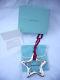 Rare Tiffany & Co. 925 Sterling Silver Large 4 Star Christmas Ornament 56 grams