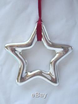 Rare Tiffany & Co. 925 Sterling Silver Large 4 Star Christmas Ornament 56 grams