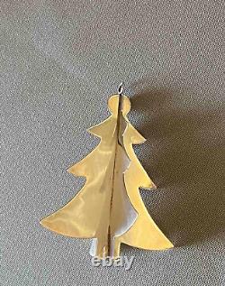 Rare Vintage Sterling Silver CARTIER Christmas Tree Ornament