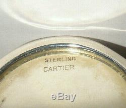 Rare vintage Cartier sterling silver drum Christmas ornament