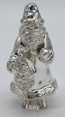 Rebecca Dykstra Sterling Silver Father Christmas Ornament Santa Tree Toy Sack