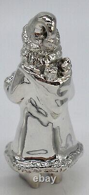 Rebecca Dykstra Sterling Silver Father Christmas Ornament Santa Tree Toy Sack