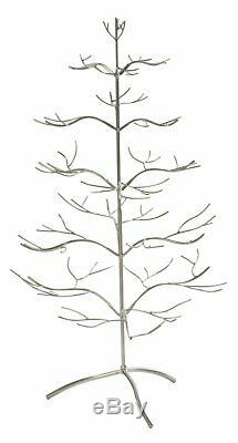 Red Co. Ornament Tree Christmas Décor/Jewelry and Accessory Display in Silver