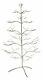 Red Co. Ornament Tree Christmas Décor/Jewelry and Accessory Display in Silver