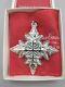 Reed & Barton 1982 Sterling Silver Christmas Cross Ornament MINT, Unused, withBox