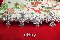 Reed & Barton 1991-1999 Christmas Cross Vintage Sterling Silver Ornaments