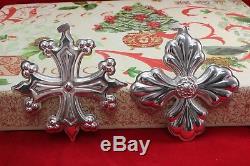 Reed & Barton 1991-1999 Christmas Cross Vintage Sterling Silver Ornaments