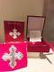 Reed & Barton 2018 Christmas Cross Ornament, Sterling Silver, 48th Edt. New, Mib