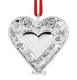 Reed & Barton 2020, 3rd Edition Heart Ornament, Sterling Silver, New