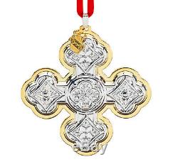 Reed & Barton 2020 Christmas Cross Ornament, Sterling Silver, 5Oth Ed. Brand New