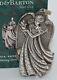 Reed Barton Sterling Christmas Ornament Angelica Angel w Dove Victorian Baroque