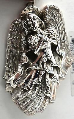Reed Barton Sterling Christmas Ornament Sophia Angel Of Wisdom Victorian Baroque